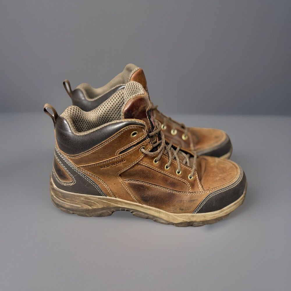 Red Wing 6692 Steel Toe Work Boots Men’s 11.5 D Brown Leather EH ASTM F2413-18